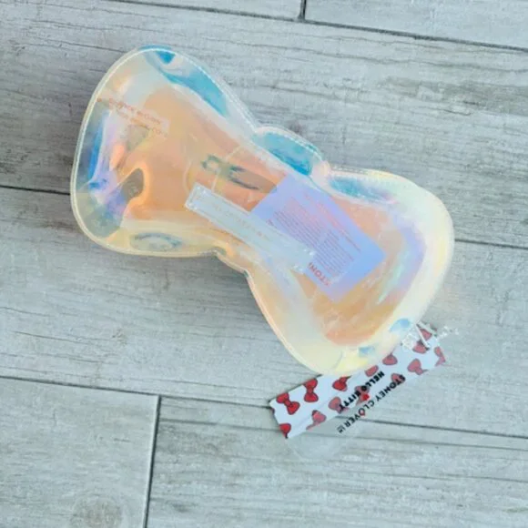 NWT Hello Kitty Stoney Clover Lane Iridescent Bow Pouch - Picture 3 of 3